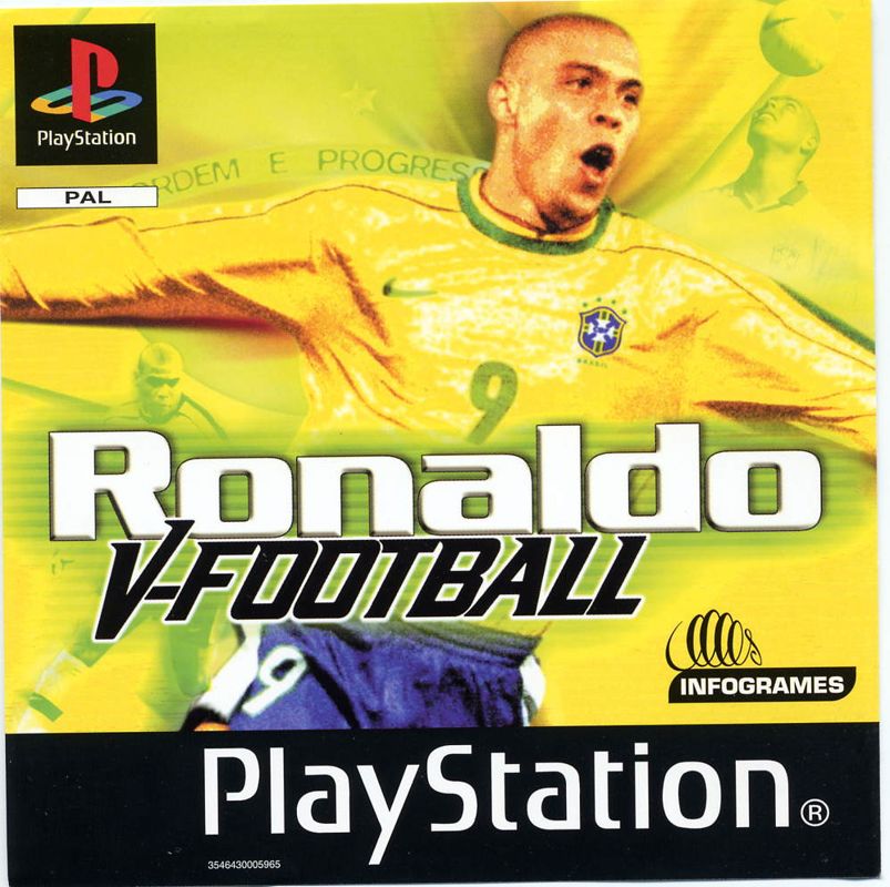 Ronaldo V-Football box art for Playstation